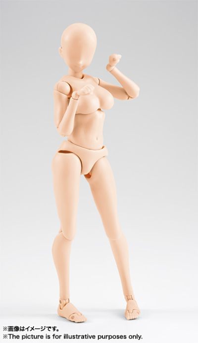 S.H.Figuarts 素体酱（女性素体） 矢吹健太朗联名版 淡橙色版