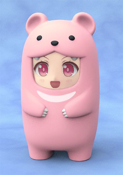 黏土人もあ 粉色くま 