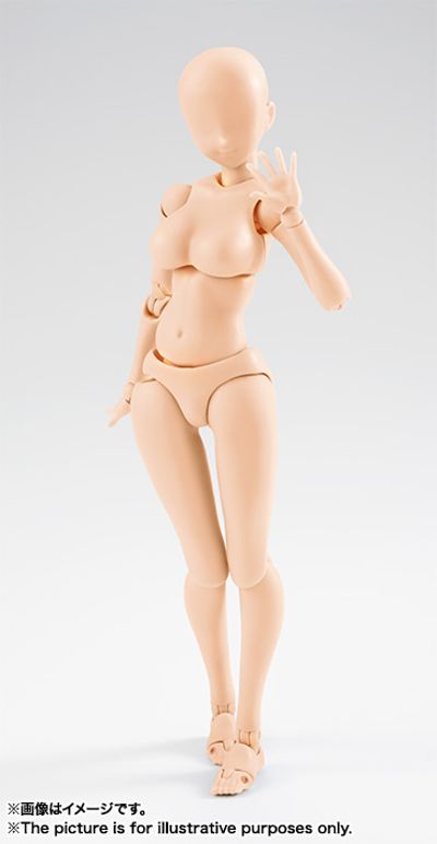 S.H.Figuarts 素体酱（女性素体） 矢吹健太朗联名版 淡橙色版