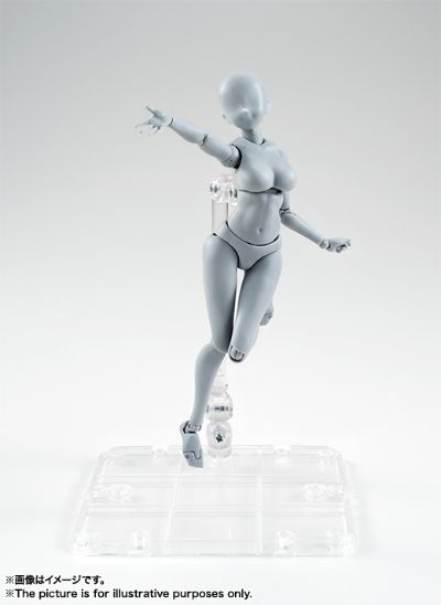 S.H.Figuarts 素体酱（女性素体） 矢吹健太朗联名豪华套装 灰色版