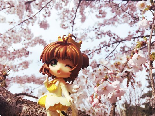 粘土人搭配 魔卡少女樱 木之本樱 天使皇冠