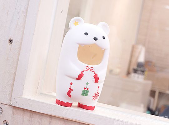 黏土人もあ しろくまクリスマスVer. 