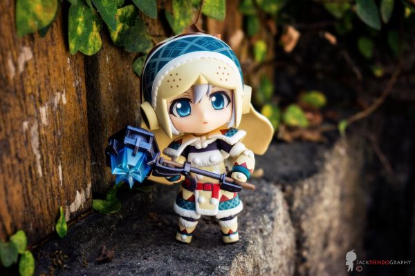 粘土人 #376 怪物猎人4 猎人&战斗猫 乌鲁克装备 完整动作版