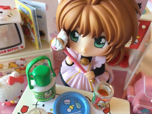 粘土人搭配 魔卡少女樱 木之本樱 黑猫女仆