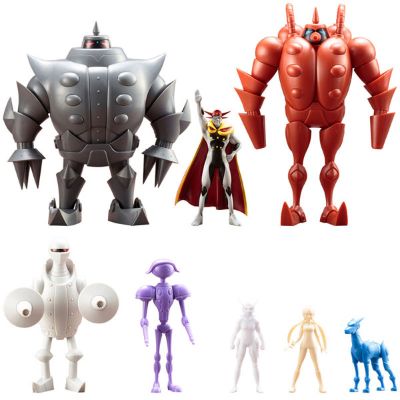 昭和模型少年クラブ 新造人间キャシャーン 「昭和模型少年クラブ」アンドロ军団大决戦SET[寿屋]《発売済・在库品》