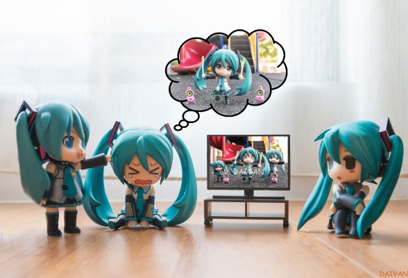 迷你黏土人 MIKU打油 （イベント限定品）