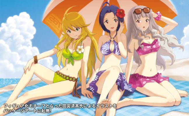 沙滩女王 偶像大师 星井美希&三浦梓&四条贵音 泳装ver. Ver.2