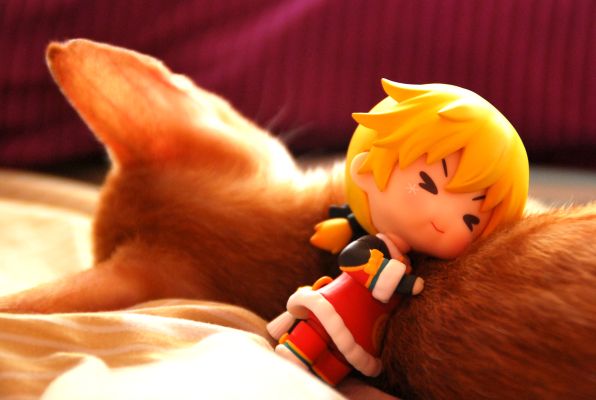 黏土人搭配 初音未来 -Project DIVA- X 镜音レン トリッカー 