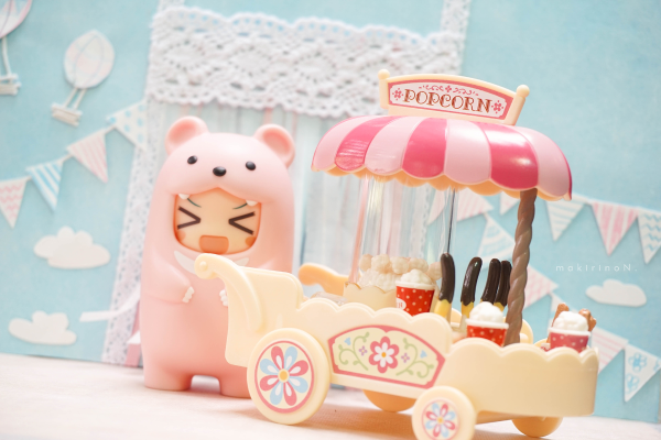 黏土人もあ 粉色くま 