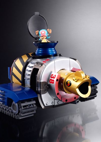 超合金魂 GX-63 海贼王 弗兰奇坦克5号&弗兰奇&弗兰奇将军&クロサイFR-U4号&乔巴