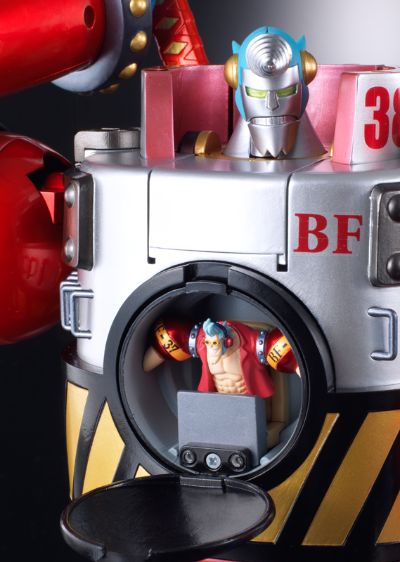 超合金魂 GX-63 海贼王 弗兰奇坦克5号&弗兰奇&弗兰奇将军&クロサイFR-U4号&乔巴