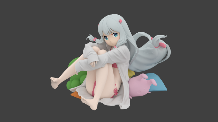 埃罗芒阿老师  和泉纱雾 泳衣&白T恤