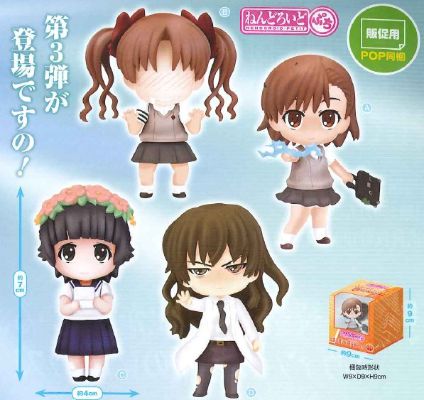 迷你黏土人 某科学的超电磁炮 白井黒子 