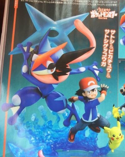 G.E.M. 口袋妖怪 甲贺忍蛙&皮卡丘&小智 小智ゲッコウガ