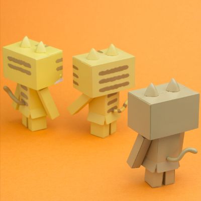 ニャンボー figure collection よつばと! 阿楞 Tabby(bicolor)  