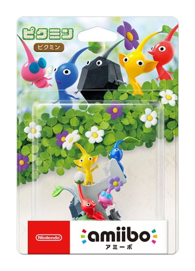 amiibo Hey! 皮克敏 青皮克敏&赤皮克敏&岩皮克敏&翼皮克敏&黄皮克敏