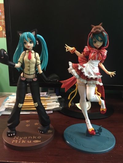 初音未来 歌姬计划街机版 未来之声 超级奖品人偶 “初音未来-小猫咪”