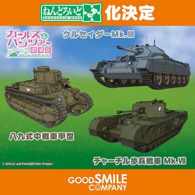 粘土人配件系列 少女与战车 最终章 十字军 Mk.III