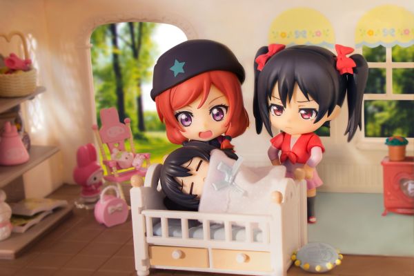 迷你黏土人 LoveLive!The School Idol Movie 矢泽妮可 巴哈姆特 ジャージ Ver. 