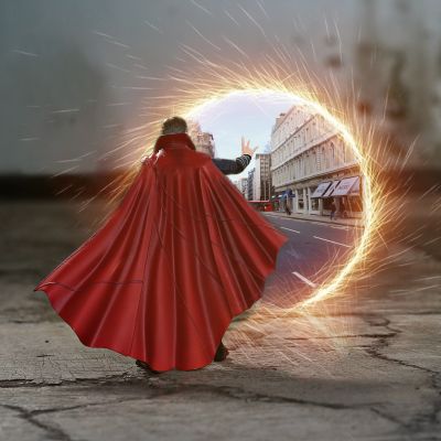 S.H. Figuarts 奇异博士和金色火焰 套装