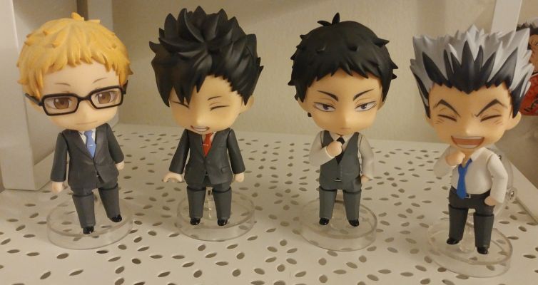 黏土人もあ 黒スーツ 