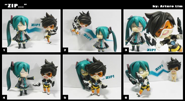 粘土人 #730 守望先锋  猎空 经典皮肤