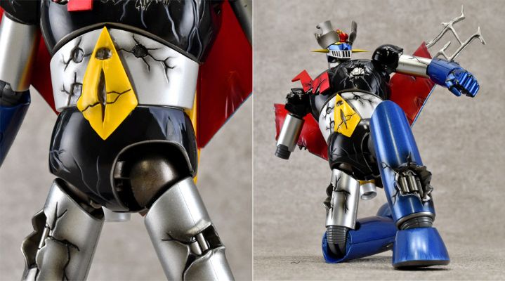 超合金魂 GX-70D 魔神Z对暗黑大将军 魔神Ｚ 动态经典 破损版