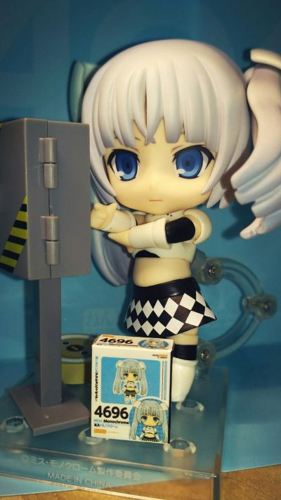 粘土人 #406-a 黑白小姐