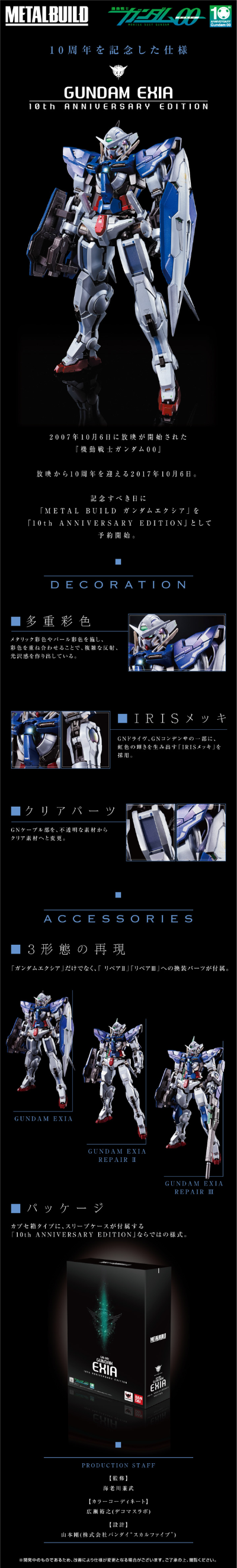 METAL BUILD 机动战士高达00 GN-001 能天使高达（十周年纪念版）