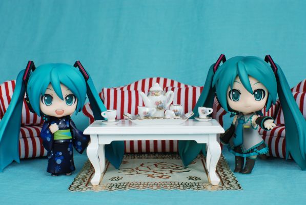 黏土人搭配 Project DIVA Arcade Future Tone 初音未来 南瓜搭配