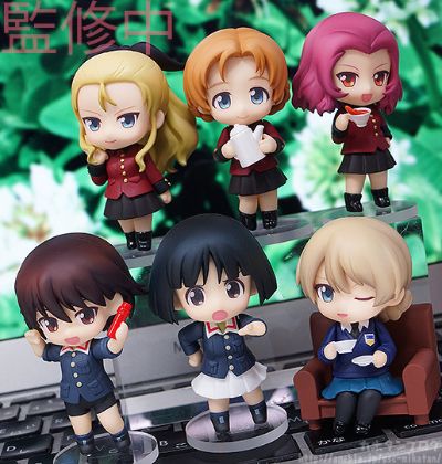 迷你黏土人 少女与战车 剧场版 橙黄白毫