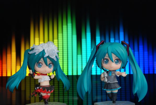 黏土人搭配 SEGA feat. HATSUNE MIKU Project 初音未来