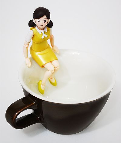 figma #SP-91f 杯子上的缘子小姐 フチ子 Gold 