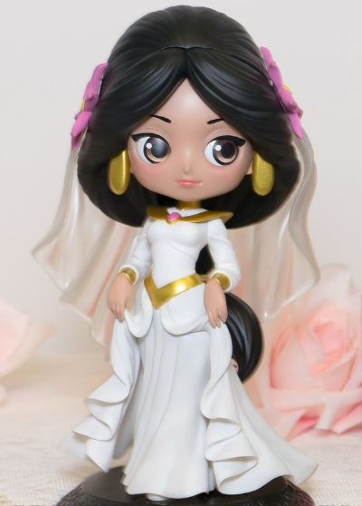 Q Posket 阿拉丁 ジャスミン White 