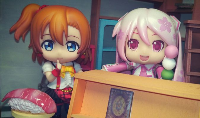 粘土人 #499 初音未来 樱未来打油