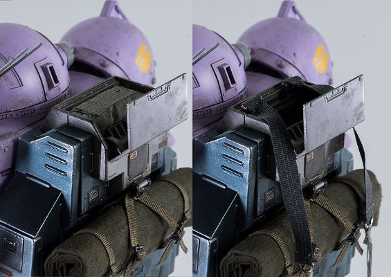 装甲骑兵VOTOMS 眼镜斗犬〈メ露琪亚カラー〉＆パラシュートザック 1/12 可动手办[スリー・ゼロ]【送料无料】《０４月予约》