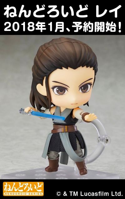 粘土人#877 星球大战8：最后的绝地武士 蕾伊