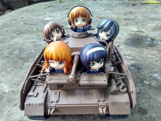 迷你黏土人 少女与战车 冷泉麻子 