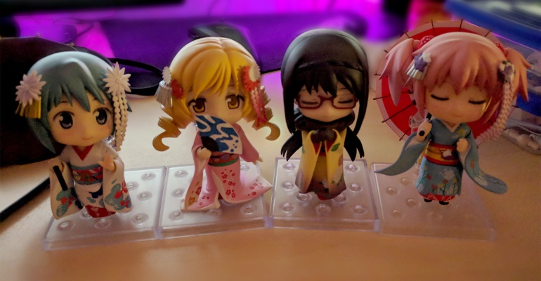 黏土人 #770 剧场版 魔法少女小圆 夏洛特&巴 マミ 舞妓Ver.