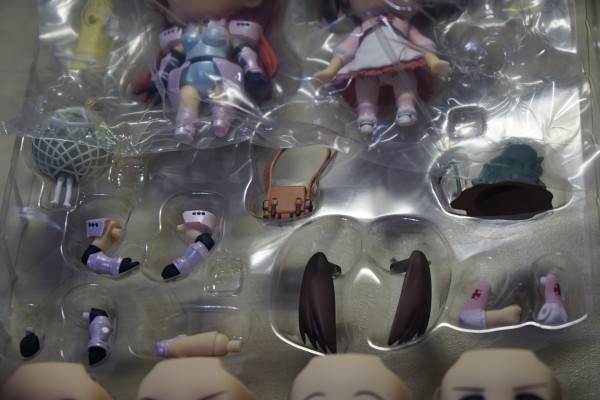 粘土人#154 柚原木实＆向坂环 迷宫旅人SET （PSP ToHeart2 迷宫旅人 初回限定版同梱特典）