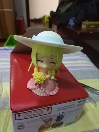 黏土人配件 婚礼服 纯白色