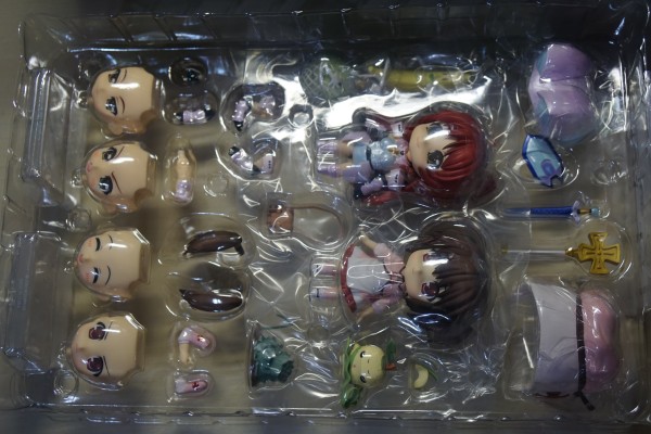 粘土人#154 柚原木实＆向坂环 迷宫旅人SET （PSP ToHeart2 迷宫旅人 初回限定版同梱特典）