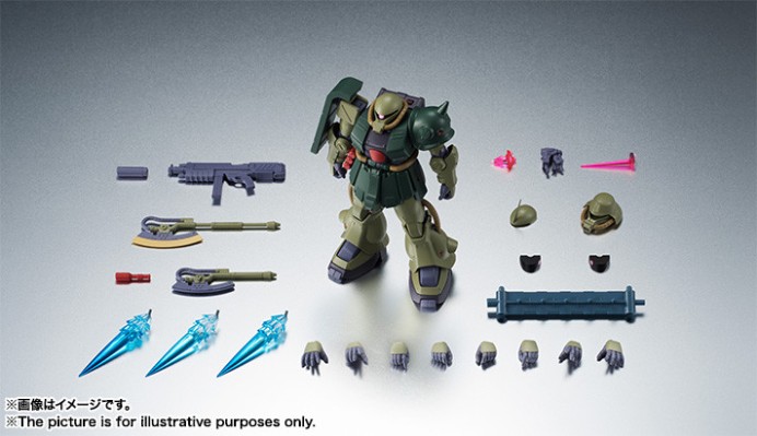 ROBOT魂＜机动战士系列＞ MS-06FZ 扎古Ⅱ改良型 剧中版