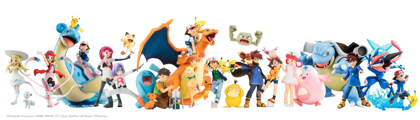 G.E.M. 口袋妖怪 甲贺忍蛙&皮卡丘&小智 小智ゲッコウガ