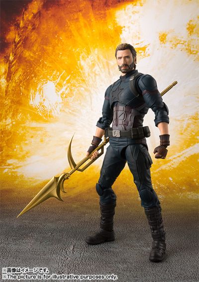 S.H.Figuarts 美国队长和万代魂爆炸特效件