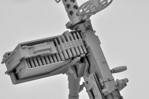 小军械库 LD009 M2重机关枪(对空枪架)