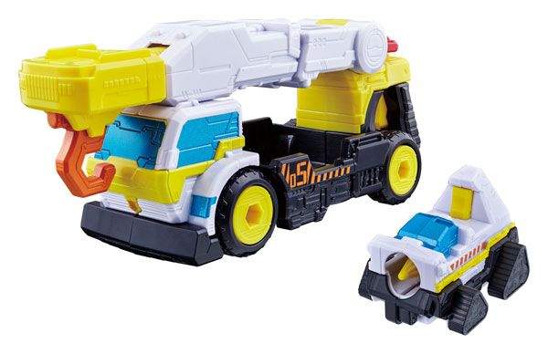 快盗戦队ルパンレンジャーVS警察戦队パトレンジャー VSビークル系列 DXトリガーマシンクレーン＆トリガーマシンドリル[Bandai]《０５月予约》