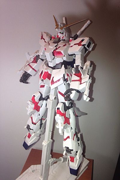 MG 1/100 独角兽高达 HD配色＋MS CAGE