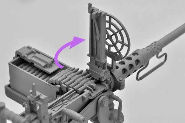 小军械库 LD009 M2重机关枪(对空枪架)