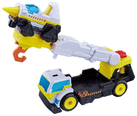 快盗戦队ルパンレンジャーVS警察戦队パトレンジャー VSビークル系列 DXトリガーマシンクレーン＆トリガーマシンドリル[Bandai]《０５月予约》